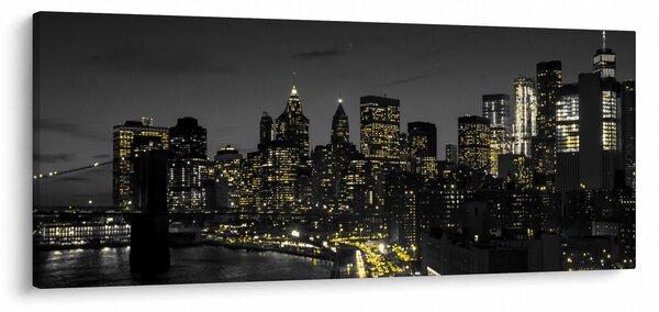 Slika noćne metropole (120x50 cm)