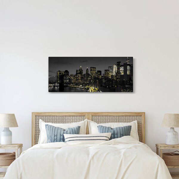 Slika noćne metropole (120x50 cm)