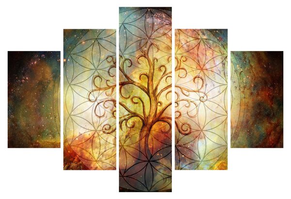 Apstraktna slika stabla (150x105 cm)