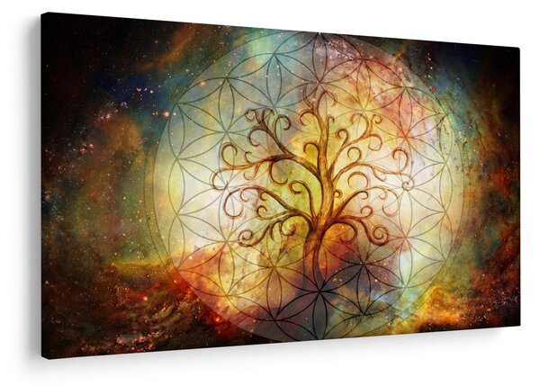 Apstraktna slika stabla (90x60 cm)