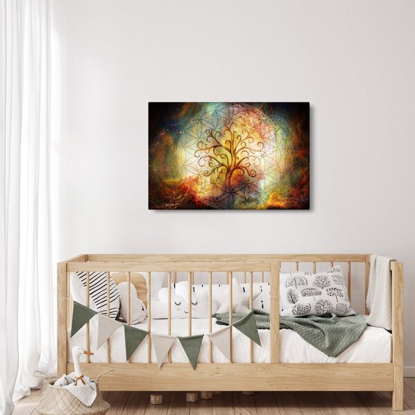 Apstraktna slika stabla (90x60 cm)