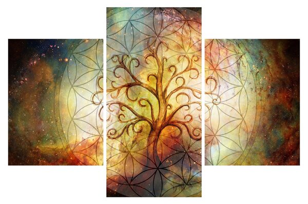 Apstraktna slika stabla (90x60 cm)