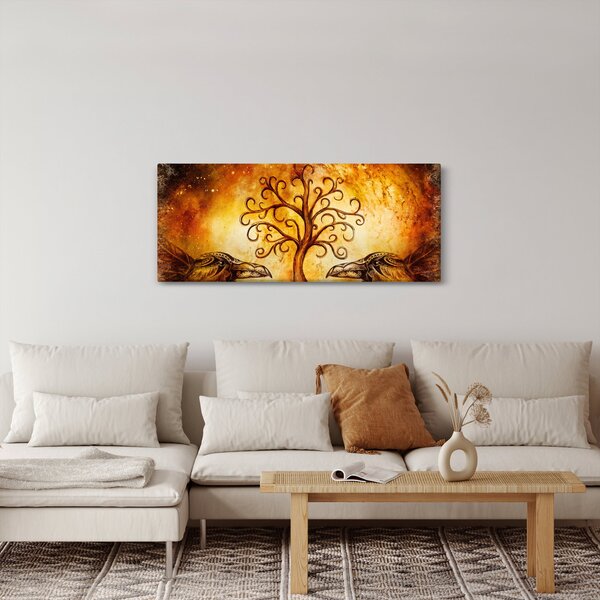 Prirodna apstraktna slika stabla (120x50 cm)