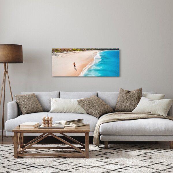 Slikanje - Trčanje na plaži (120x50 cm)