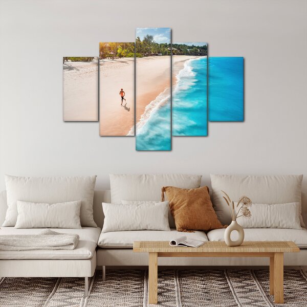Slikanje - Trčanje na plaži (150x105 cm)