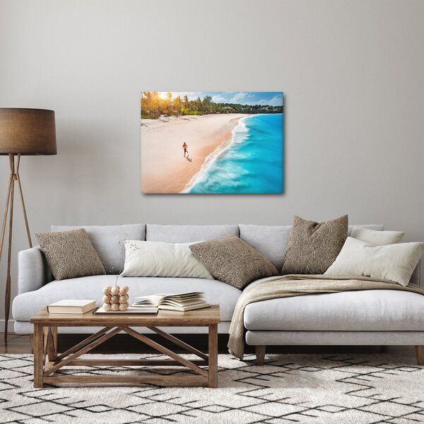 Slikanje - Trčanje na plaži (70x50 cm)