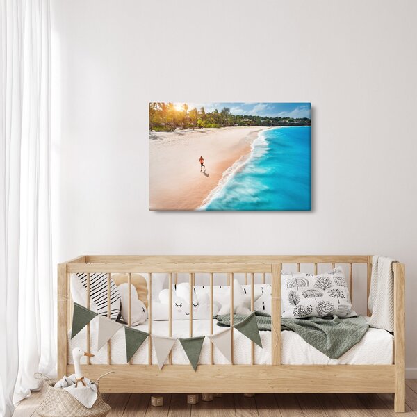Slikanje - Trčanje na plaži (90x60 cm)