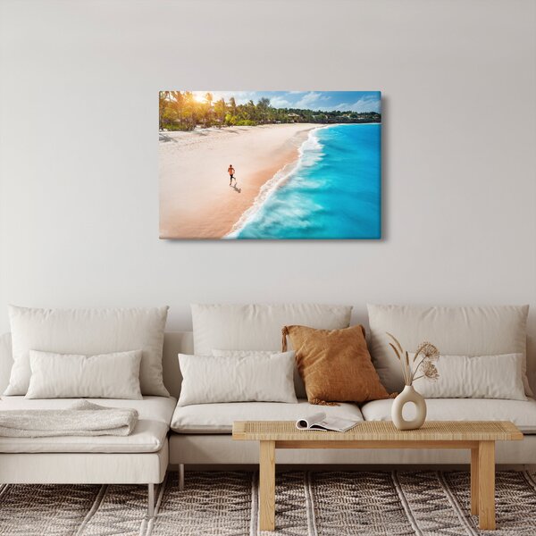 Slikanje - Trčanje na plaži (90x60 cm)