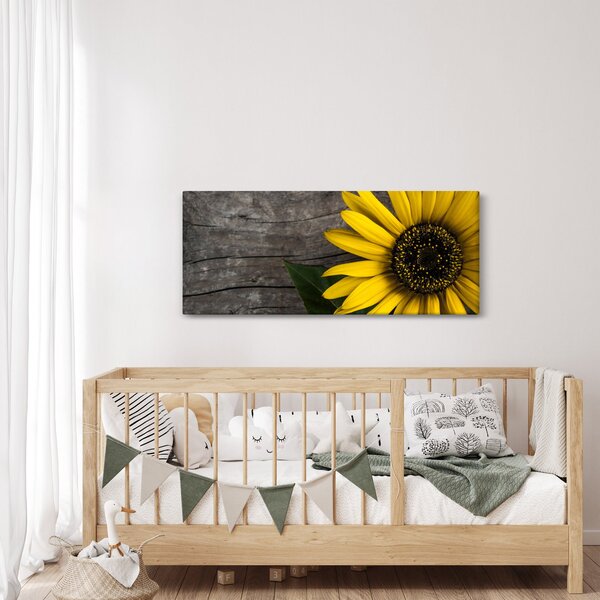 Slika - Cvijet suncokreta (120x50 cm)