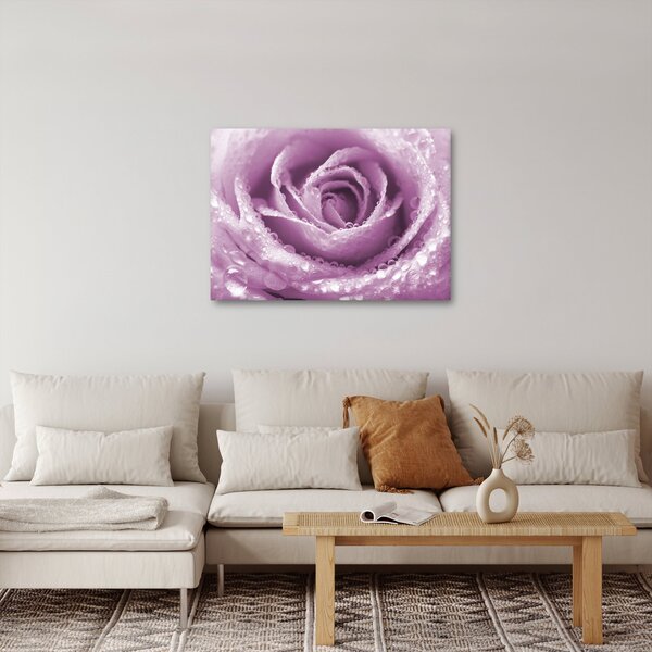 Slika detalja cvijeta ruže (70x50 cm)