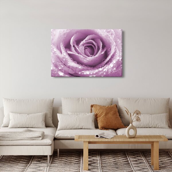 Slika detalja cvijeta ruže (90x60 cm)