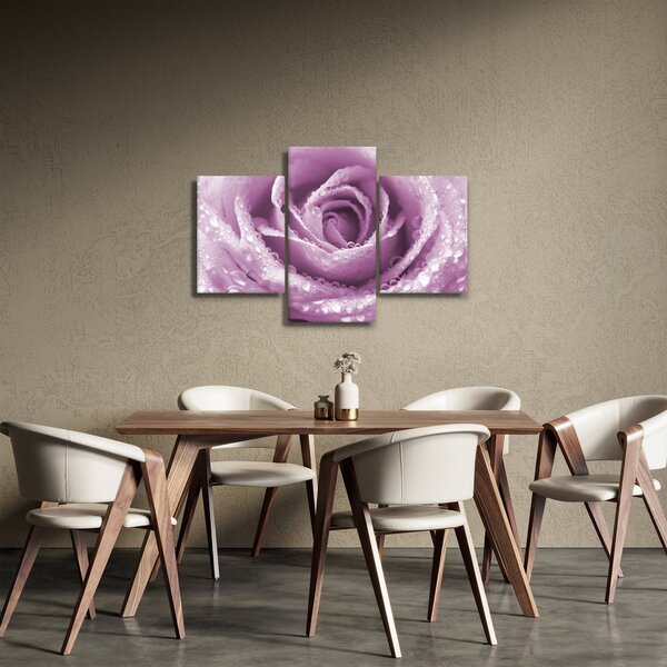 Slika detalja cvijeta ruže (90x60 cm)