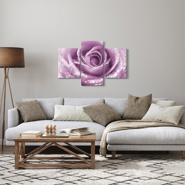 Slika detalja cvijeta ruže (90x60 cm)