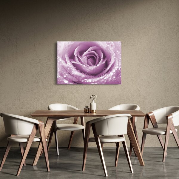 Slika detalja cvijeta ruže (90x60 cm)