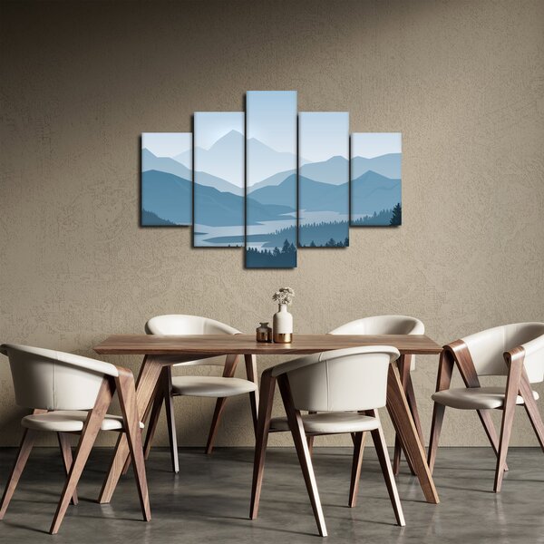 Slika - Planine pogledom grafičara (150x105 cm)