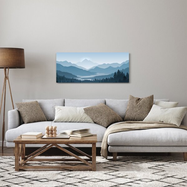 Slika - Planine pogledom grafičara (120x50 cm)