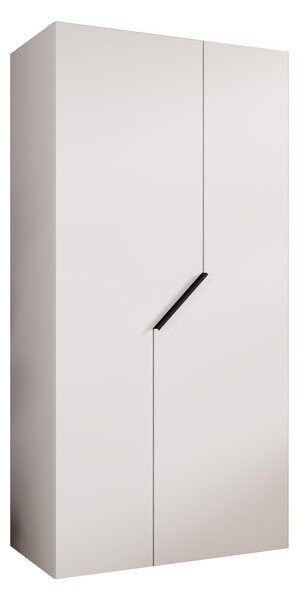 Ormar za garderobu Alaris 1 100 (bijela + crna)