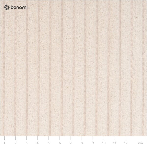Bež sklopiva sofa od samta 245 cm Nihad – Bobochic Paris