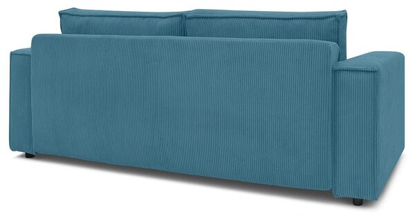 Tirkizna sklopiva sofa od samta 245 cm Nihad – Bobochic Paris