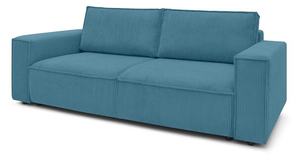 Tirkizna sklopiva sofa od samta 245 cm Nihad – Bobochic Paris