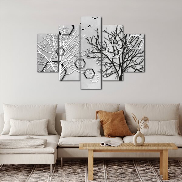 Apstraktna slika s drvećem (150x105 cm)