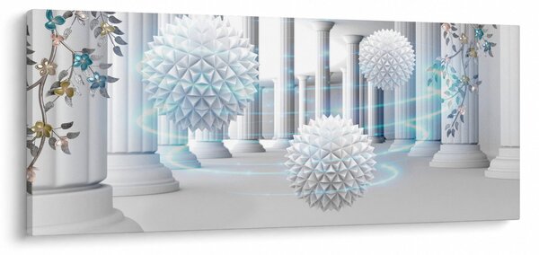 Apstraktna slika u antičkom stilu (120x50 cm)