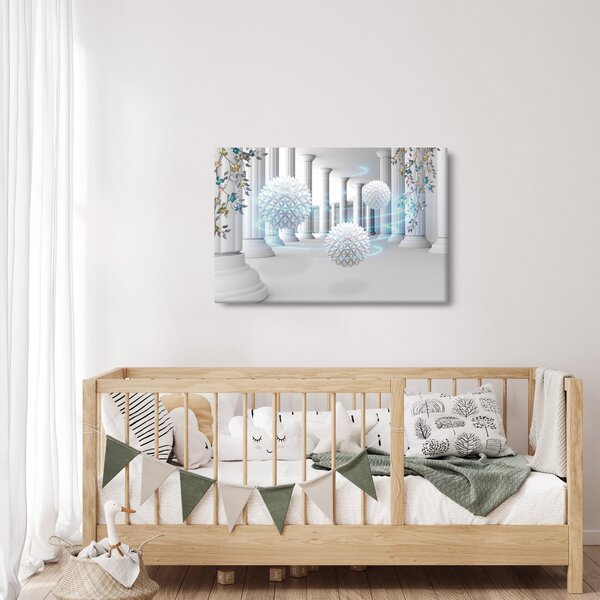 Apstraktna slika u antičkom stilu (90x60 cm)