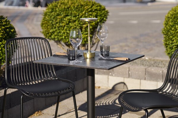 Bistro stol Bsamira 3 (siva + crna)