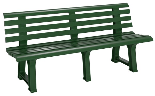 Vrtna klupa ORCHIDEA, 145x49x74 cm, zelena I.P.A.E-Progarden