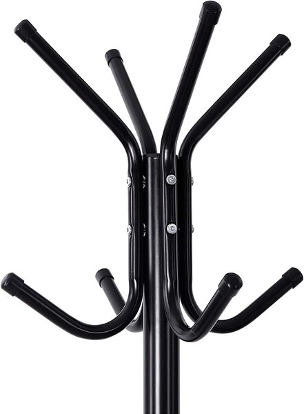 Stalak SAMUEL, 49x176 cm, crni SongmicsHome