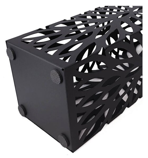 Metalni stalak za kišobrane FLORE, 15,5x15,5x49 cm, crni SongmicsHome