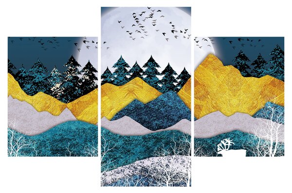 Slika - Polarni krajolik (90x60 cm)