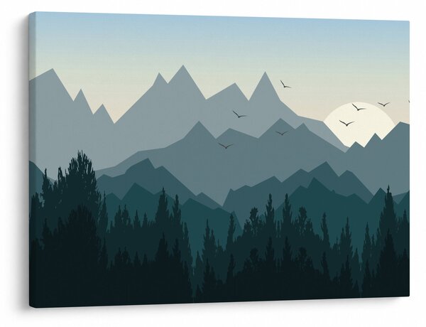 Slika - Planine pogledom grafičara (70x50 cm)