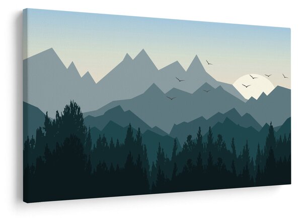 Slika - Planine pogledom grafičara (90x60 cm)