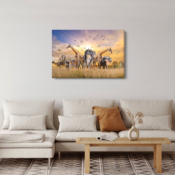 Slika - Afričke životinje (90x60 cm)