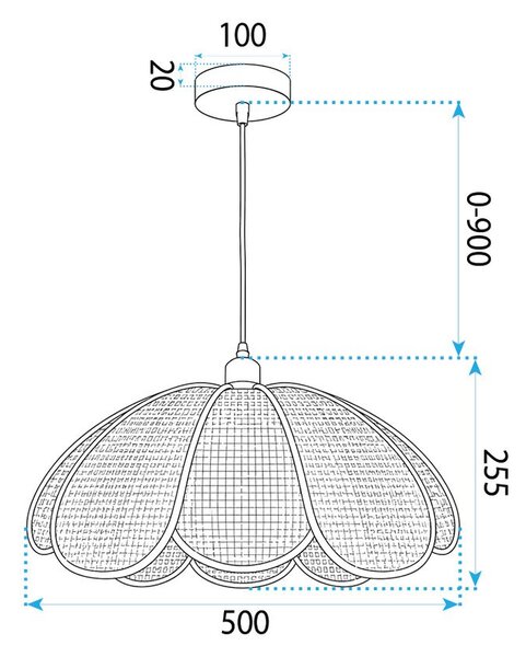 Lampa Viseća APP1954-1CP
