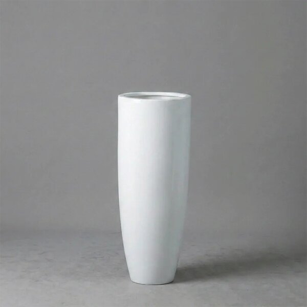 Ukrasna tegla za cvijeće Pure Royal 80×40 cm white - Bijela - 71 - 90 cm - Fiberglass - 31 do 50cm