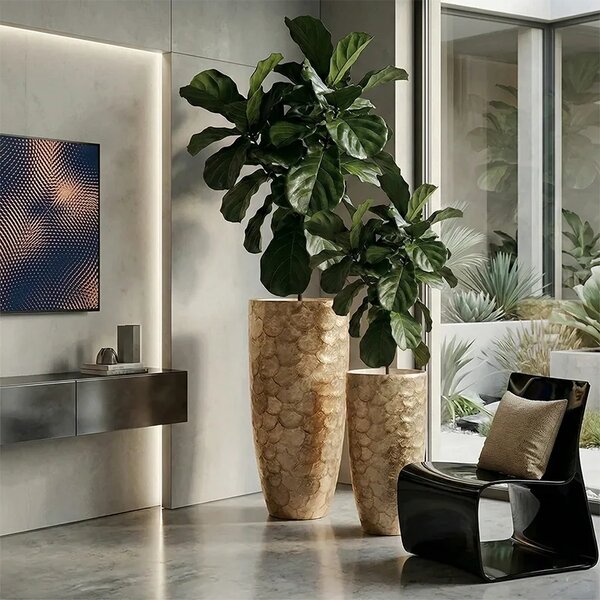 Ukrasna tegla Grand Gold 90 × 36 cm - Zlatna - 71 - 90 cm - Fiberglass - 31 do 50cm