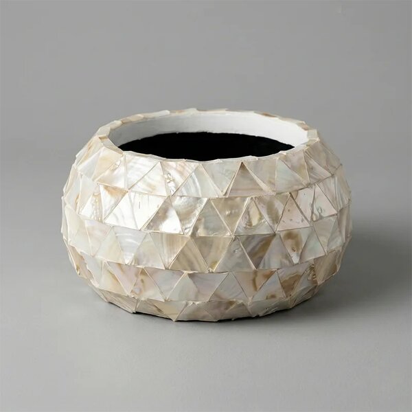 Vaza za cvijeće Lumi 36 × 20 cm Pearl - krem - 0 - 30cm - Fiberglass - 31 do 50cm