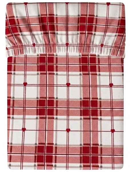 Plahta od mikrovlakana TARTAN SRCE šarena 90x200 cm