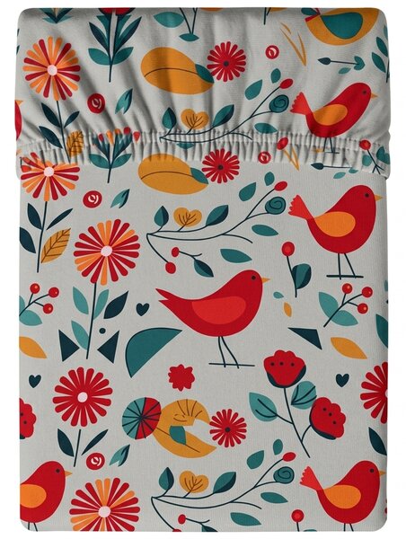 Plahta od mikrovlakana RETRO BIRD šarena 90x200 cm