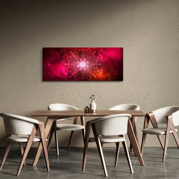 Slika crvene apstrakcije (120x50 cm)