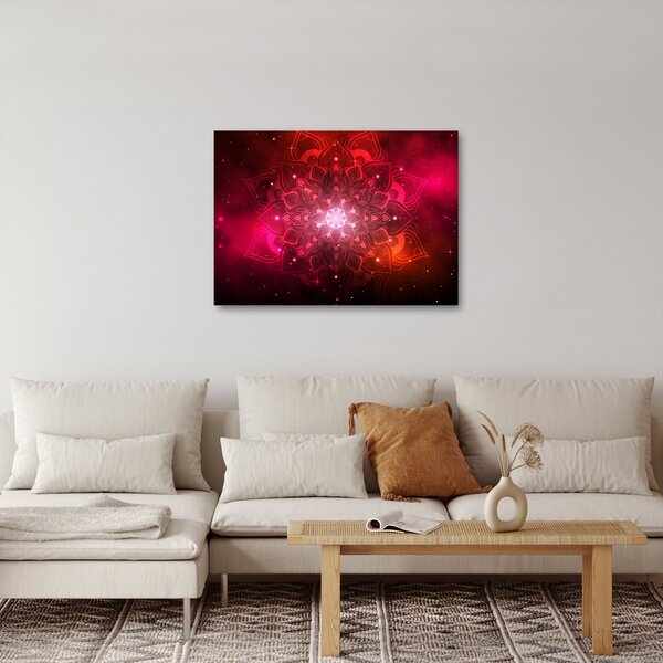 Slika crvene apstrakcije (70x50 cm)