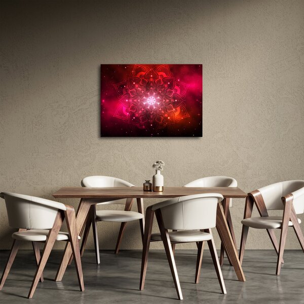 Slika crvene apstrakcije (70x50 cm)