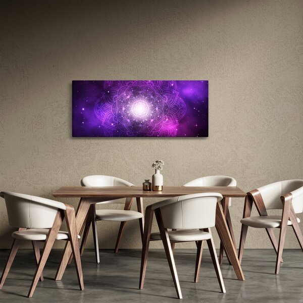 Slika ljubičaste apstrakcije (120x50 cm)
