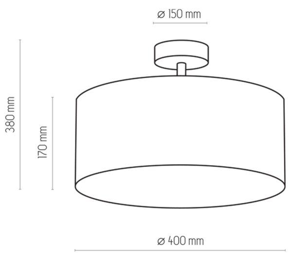 Viseći luster FILIPPO 4xE27/60W/230V