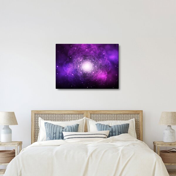 Slika ljubičaste apstrakcije (70x50 cm)