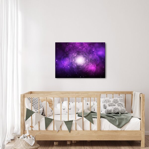 Slika ljubičaste apstrakcije (70x50 cm)
