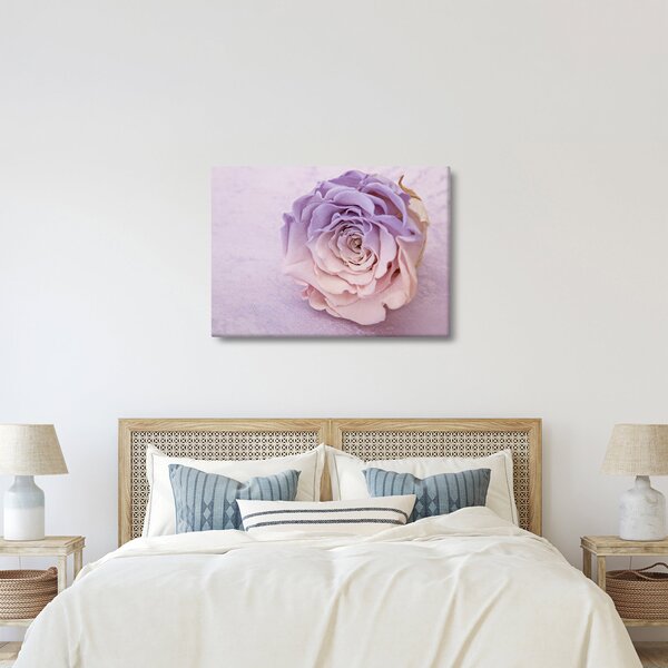 Slika detalja cvijeta ruže (70x50 cm)