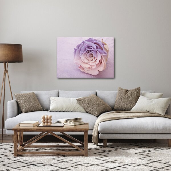 Slika detalja cvijeta ruže (70x50 cm)